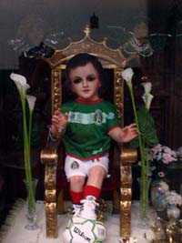 Santo Niño del futbol in Tacuba