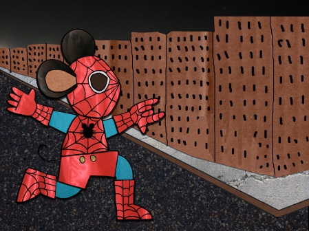 Disney bought Marvel Comics this week= Spidey-mouse